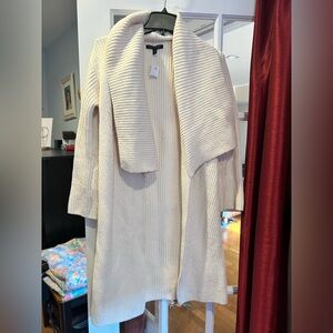 Banana Republic Ivory Women's Open Cardigan